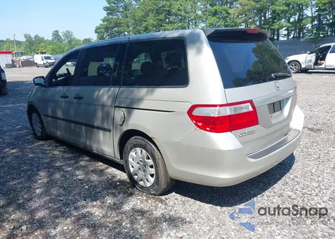2006 Honda Odyssey Lx из США, поврежденный, VIN 5FNRL38256B028733